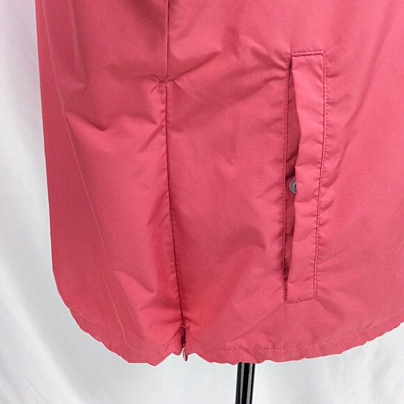 Cabelas Pullover Windbreaker Shirt Jacket Womens Size XL Pink V-Neck Pockets - Picture 7 of 10